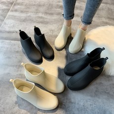 오프화이트레인부츠