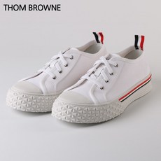 [톰브라운] 캔버스 타탄 트레드 컬리지에이트 스니커즈 MFD253A F0102 100 (M