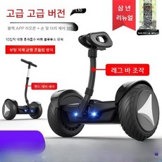 대리기사 두발 전동휠 이륜 호버보드 휴대용 경량, 1세트, 54V향상L10검정색충격흡수휠