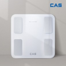 CAS 스마트인바디 체지방 체성분 체중계 BFA-S15 블루투스 카스, 화이트, 1개
