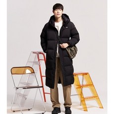아이더 24년F/W DUW24596 24년 제타 UNI 남/여 공용 롱 다운 자켓 블랙 차콜그레이 롱패딩 410619