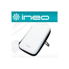 엠지컴/[I-NC02] ineo I-NC02 휴대용 외장하드 파우치(화이트/대), 단일상품