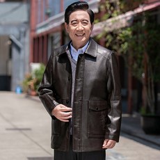 남성가죽코트