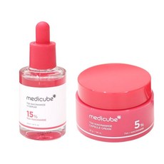 메디큐브 TXA 핑크 토닝 2종 세트(TXA 캡슐크림+TXA 흔적 토닝 세럼), 1개, 30ml