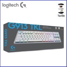 [정품보장]로지텍 G913 TKL 무선 게이밍 키보드, 화이트 백타일