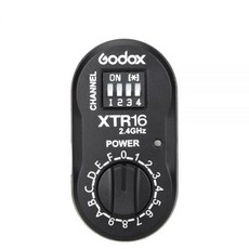 Godox XTR-16 무선 2.4g 원격 제어 플래시 수신기 x1c x1n XT-16 송신기 트리거 wistro ad360/de/qt/sk/qs