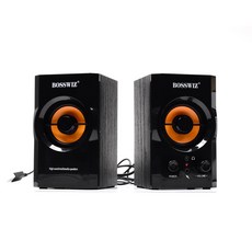 H무배 BOSSWIZ BOS-N10 2채널 스테레오 스피커 // PC스피커, 1개