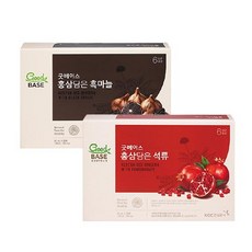 정관장 [굿베이스] 홍삼담은석류(50ml 30포) + 홍삼담은 흑마늘(50ml 30포), 단품없음, 1세트
