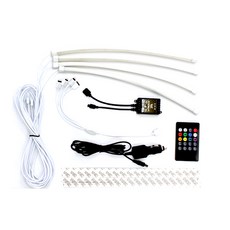 카포카 자동차 차량용 무드등 풋등 RGB LED바, 30cm(고급형)풀세트