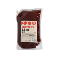 매운소스 식자재왕 다되는 매운맛소스 2kg 맛있는소스, 0, 5개