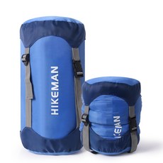 ANKRIC 대형 침낭 압축색 압축팩 의류압축색 다용도압축 캠핑 백패킹, XL, 블루