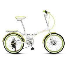 브롬톤 자전거 바이크 접이식 휴대용 미니벨로 여성 경량, 20인치cm, 7단 민트