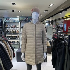 밀레 F/W 여자 가을겨울 따수운 구스다운과 가벼운 원단을 활용한 가성비 여자 경량 롱 다운 자켓