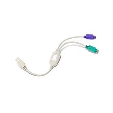 [넥스트] PS2 USB to PS2 키보드 마우스 변환 젠더 케이블, 상세 설명 참조