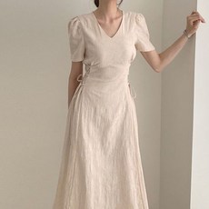 레이스 피로연 이브닝 봄 코튼 린넨 롱 드레스 여름 슬림 허리 A 라인 기질 레이디 레트로 빈티지 귀여운 세련된 여성