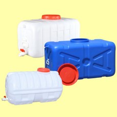 농업용 물탱크 대용량 물통 사각 대형 캠핑 텃밭 저장 카라반 말통 농약통 청수통 플라스틱, 200L, 1개
