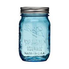 Ball Mason Jar(볼 메이슨자) Heritage(헤리티지) 블루 16oz 6개