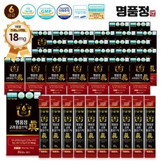 명품정 6년근 고려 홍삼 스틱 진 실속형 1포당 진세노사이드 18mg, 10g, 270개