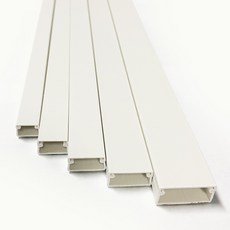  영신프라텍 사각 벽 몰드 MW 백색 4호 1M 1박스(100개) 몰딩 전선정리, 1박스, 화이트 