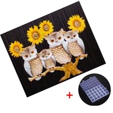 보석십자수부엉이