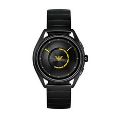 Emporio Armani 남성 Stainless S티l Plated Touchscreen Smartwatch