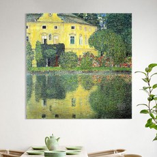 세잔느화실 클림트 명화그림 캔버스액자, 21.호수위의 과일나무, 30호(100x100cm)