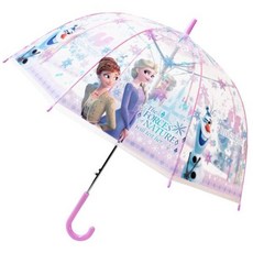 디즈니 프린세스 겨울왕국 캐릭터 투명 우산