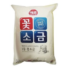 (면)해표 꽃소금 3KG, 1, 본상품선택