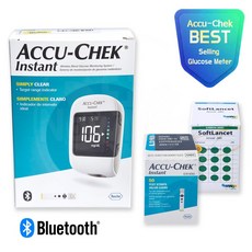 Accu-Chek 아큐첵 인스턴트 혈당측정기+시험지 50p+호환침 50p, 1세트, 인스턴트set50 1세트, 인스턴트set50