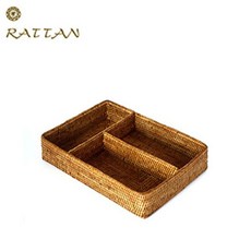 세연T&S 스푼 라탄 바스켓 미얀마 W038015 BK074 트리