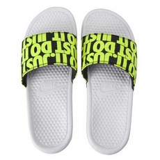 나이키 베나시 JDI JUST DO IT 형광 슬리퍼