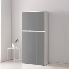 퍼니하우스 헤븐 1800 다용도 키큰 틈새장 수납장 세트 주방 부엌 냉장고형 다크그레이