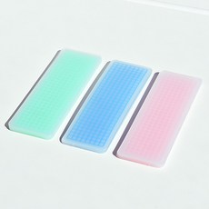 모눈 체크 마테 감개 마스킹 테이프 소분 보관 정리, 핑크