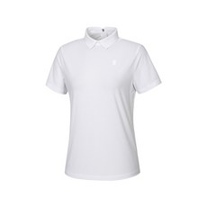 [와이드앵글] WWM23292 여성 VA 시어써커 폴로 티셔츠 (White)
