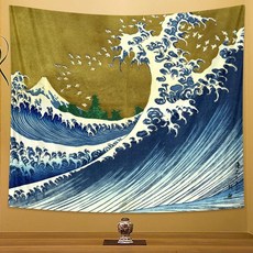 일본 해변 풍경 태피스트리 침실 홈 장식매트리스 보헤미안 벽 비치, 05 95x70cm, 10 JY-155-3