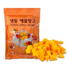 웰프레쉬 냉동 애플 망고 (냉동), 1kg, 1개