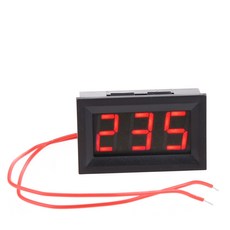 AC 30V-500V LED 110V 220V 용 Digital Voltmeter 전압계 모니터 테스터, 빨간, 1개