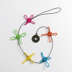 매듭공예 배키맴 동심별 매듭모빌 만들기 모음 DIY 패키지, 밝은색