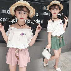 유치원초록넥타이티셔츠