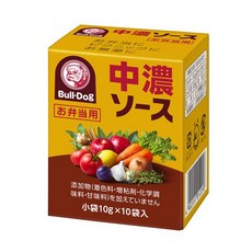 불독소스 중농소스 도시락용 10g×10봉입, 10개, 단품
