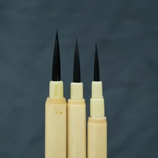 풍문당 무등산 쥐털 세필붓 고급 천연모 면상필 국산 민화 붓, 1개, 소