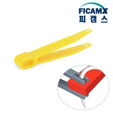 지존낚시 특허 미끼집게 염색오징어 집게 생미끼, 옐로우, 1개