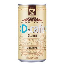 동아오츠카 디앤카페 캔커피 오리지널 175ml 1박스(30개입), 30캔