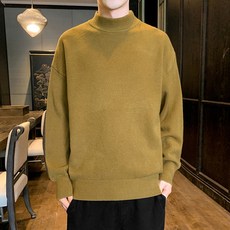 남성 터틀넥 스웨터 가을 겨울 캐주얼 스웨터 니트