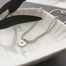 빈티지은목걸이