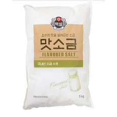백설 맛소금, 5kg, 16개