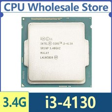 Intel Core i3-4130 i3 4130 3.4GHz 중고 듀얼 코어 쿼드 스레드 CPU 3M 54W LGA 1150
