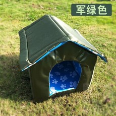 고양이집 닭장 보온 잠자는 야외 애완동물 아기고양이 겨울용 데일리 텐트식 겨울, C03-35*33*30(적합 아기고양이)