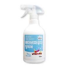 깨끗하개 탈취제 베이비파우더향, 750ml, 2개