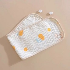 아기 배꼽 보호대 순면, M(0~6개월), 1개, 오렌지(6겹)
